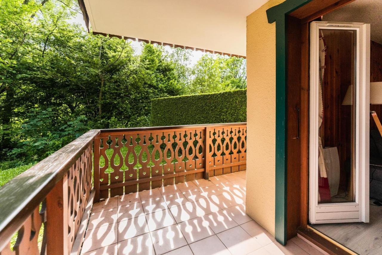 Grazioso appartamento con balconi a 5 minuti dalla cabinovia Bettex Saint-Gervais-les-Bains Esterno foto